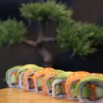 Rainbow roll saumon