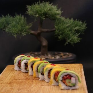 Rainbow roll veggie